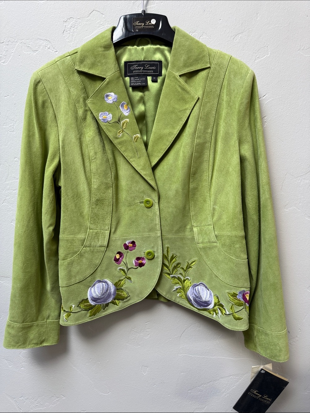 Terry Lewis Suede Blazer *New*